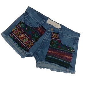 Jens Pirate Booty Guipil Rodeo shorts 25